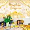 DPKOW Platinum Ramadan Decorative Hosgeldin Ramazan Banner Background Ramadan Mubarak