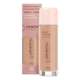 Base de Maquillaje Líquida Mineral Fusion con Alta Cobertura y Acabado Natural para Piel Sensible