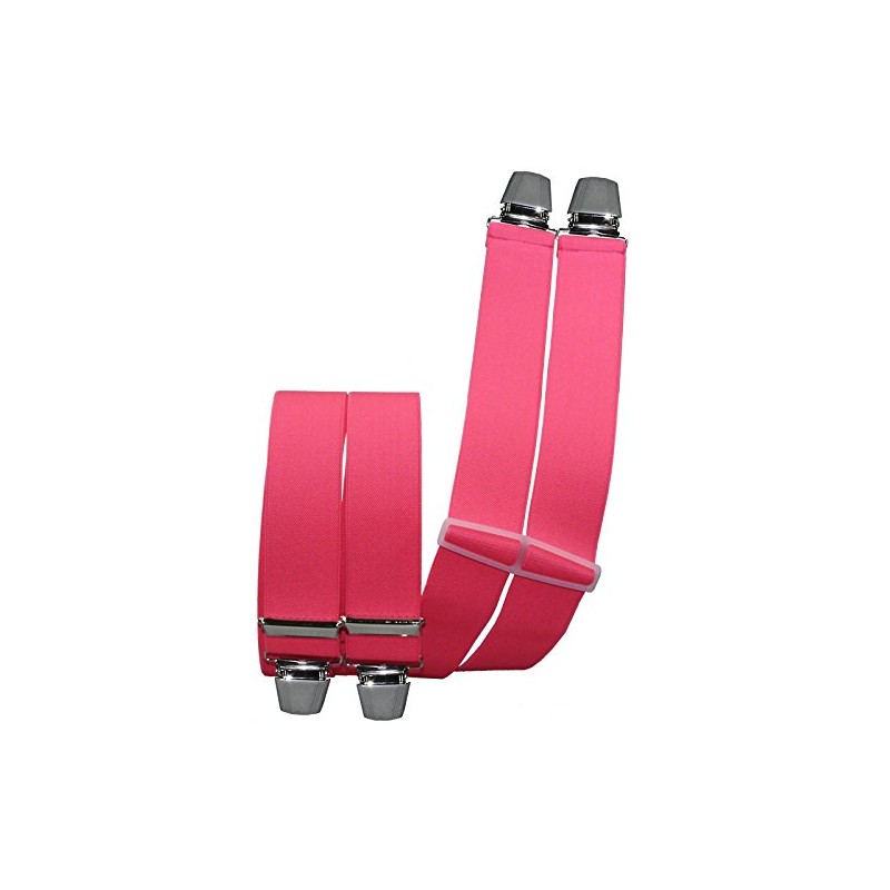 Harrys-Collection Men's Braces 4 Extra Strong Clips Single Colour -