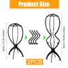 Pack of 2 50 cm Wig Stand for Long Hair,