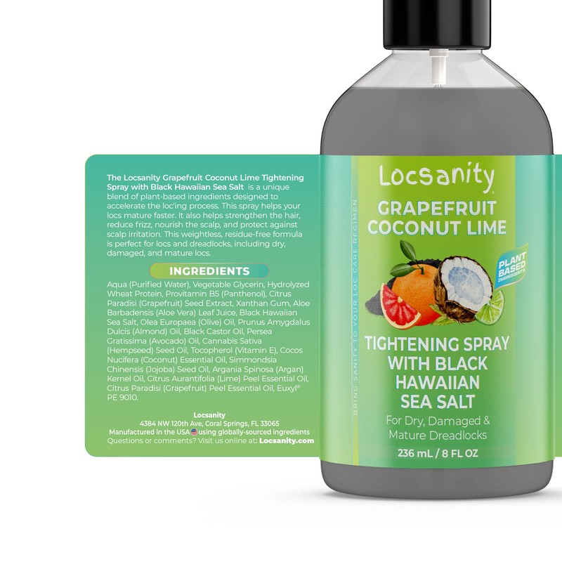 Locsanity Locsanity Grapefruit Coconut & Lime Moisturizing and Tightening Spray