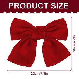 SUJEBKC Hair Clips, Hair Clips, Women's Hair Clips, French Hair Clips for Girls with Large Hair Clips with Bow