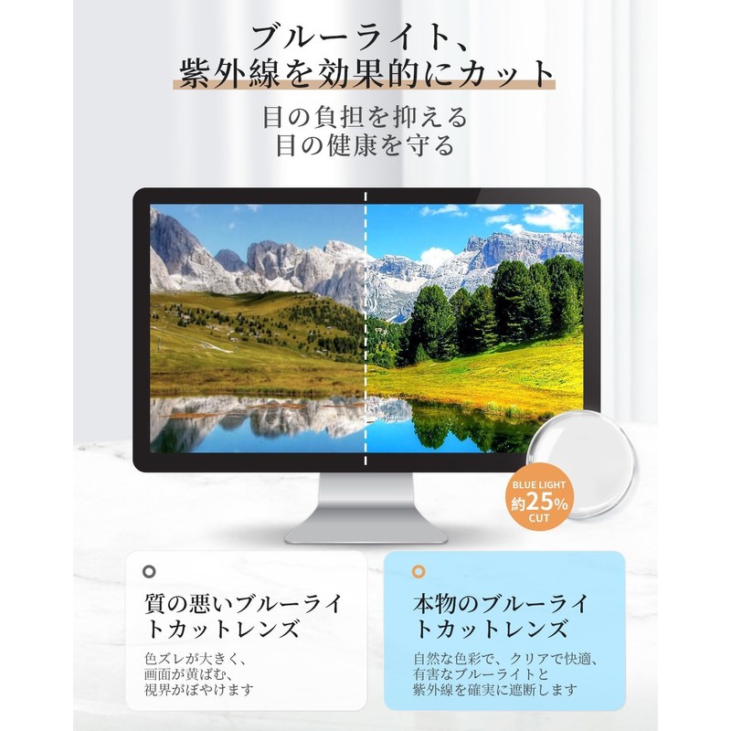 [GO!GRM] 老眼鏡 メンズ おしゃれ レディース リーディンググラス スマホ パソコン ブルーライトカット ボストン型