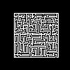 Aurabeam Vinyl Wall Art Decal - Labyrinth - 23" x