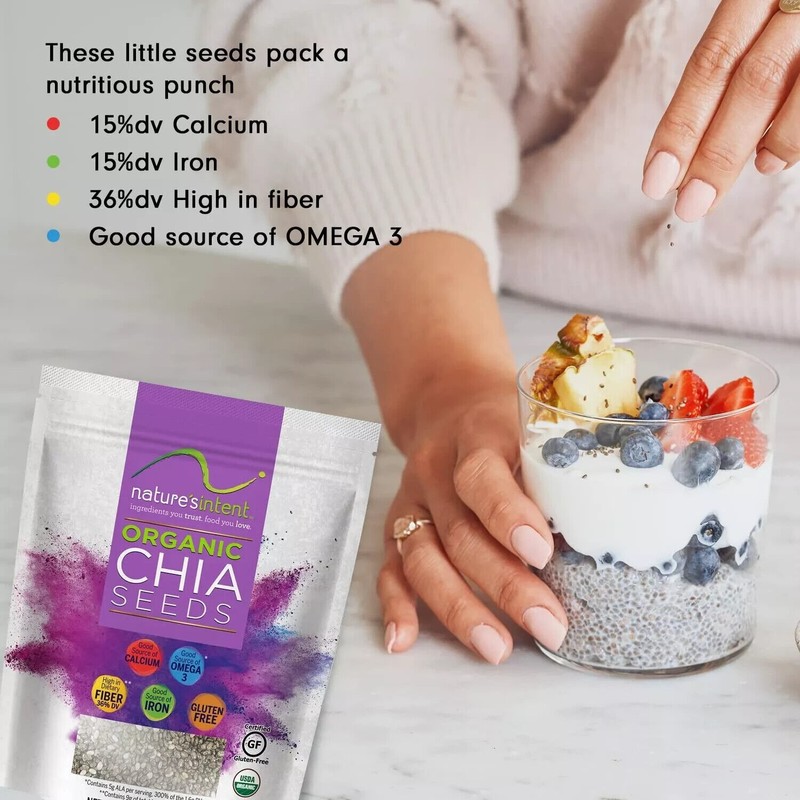 NATURE'S INTENT 2 PACK Nature's Intent Organic Chia Seeds -