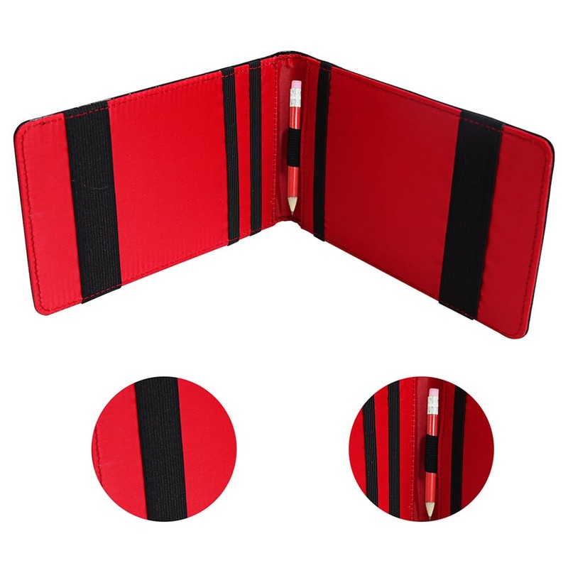 MiOYOOW Leather Scorecard, Large Size Leather Scorecard Holder Stat Tracker