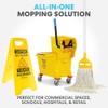 Simpli-Magic Side Press Wringer Combo Commercial Mop Bucket on Wheels,