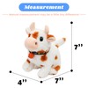 Hopearl Walking Cow Interactive Electronic Pet Plush Diary Cattle Toy