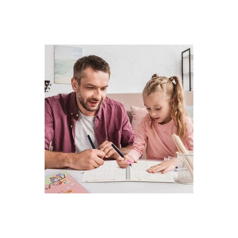 8 Cuadernos De Caligrafía Reutilizables Español20 Repuestos