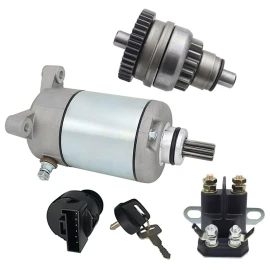 superstarterstore Ranger 500 Starter for Polaris 500 2004-2006 W/Bendix & Relay Key Switch
