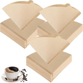 UTIZ 120 Size 4 Coffee Filter Paper Cones Unbleached 100% Natural Coffee Filter Papers Size Four/4 Or 1X4 (Pack of 120)