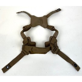 USA OEM, NIB, GSA, GENTEX, MSA New USMC LWH Helmet Retention Chin Strap Assembly Coyote Medium / Large