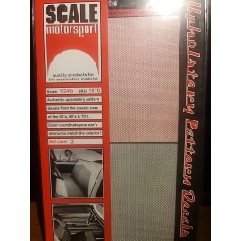 SCALE MOTORSPORTS DECALS UPHOLSTERY PATTERN #1970