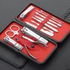 Garden Jeonsan 12-piece nail clipper set JWN-12S, silver, 1 set / 정원전산 손톱깎이 12종 세트 JWN-12S, 실버, 1세트