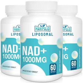 Maripolio- Suplemento liposmico NAD 1000 mg  Pontecy NAD ms alto  Absorcin mxima  Suplemento NAD puro  Es                                             