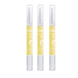 Teeth Whitening Pen, Set of 3, Teeth Whitening Pen with Whitening Effect, Purple Serum Against Yellow Discolouration
