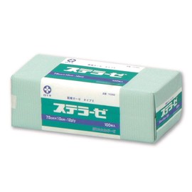 White Cross Gauze Sterase, Type II, 3.0 x 3.9 inches (7.5 x 10 cm), 12 Folds, 100 Pieces, General Medical Devices