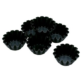 Piazza Brioche-Formen aus antihaftbeschichtetem Aluminium, 6 Stück