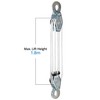 QWORK® Pulley with 8 pulleys - Maximum capacity: 400 kg,