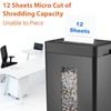 Frossvt Paper Shredder for Home Office Use, 12-Sheet Micro-Cut Paper