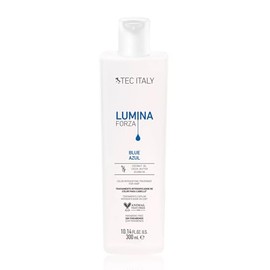TEC ITALY Lumina Forza Color Azul Matiza Refuerza Cabello Brillo 300 ml