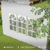 Outsunny Gazebo Side Panels with Window for 3x3(m) or 3x4m