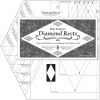 Studio 180 Design White Ruler Diamond Rects Quilting Tool By