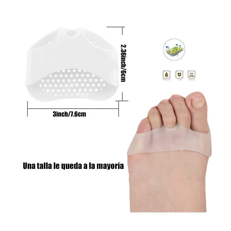 Almohadillas para Pies Amortiguadoras Aliviar el Dolor de Pies