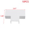 Savagrow 10Pcs Cable Raceway Accessory 3 Way T-Shaped Wire Connector