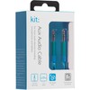 Kit 3.5 mm 1 m Aluminium Aux Audio Cable -