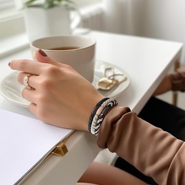 AIYVELU 12 Pieces Women Hair Bands Elastic Rubber Braided Bands Women Girls Stretch Hair Bands Fashion Ponytail Holder Women Girls (12 Mixed Colors)