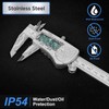 Digital Caliper Measuring Tool, IP54 Waterproof Electronic Micrometer Caliper, Stainlee