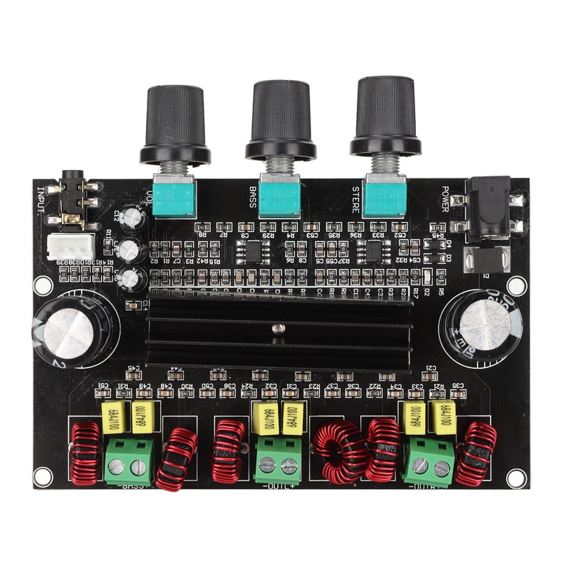 Digital Power Amplifier Board 80W+80W+100W 2.1 Channel Power Amplifier Board