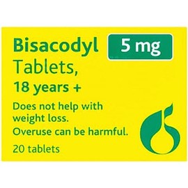 20 Adult - Constipation Relief Laxative 5mg Gastro Resistant Tablets, 20 Count