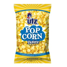 Utz Brand New Exclusive UTZ Butter 13g Whole Grains Gluten Free Popcorn Bag 6.5oz