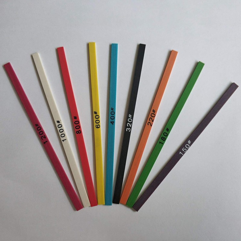Bruafsir 9 Pieces 100 x 4 x 1mm Fiber Whetstone
