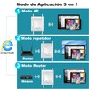 Qzgyoool Repetidor de Señal WiFi,300Mbps AC 1200 Amplificador de Señal