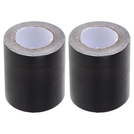 VINTORKY 2Rollos Flexible Autoadhesiva para Pared Rodapié Decorativo de Negro Metros para Decoración de Habitaciones Salas y Pasillos