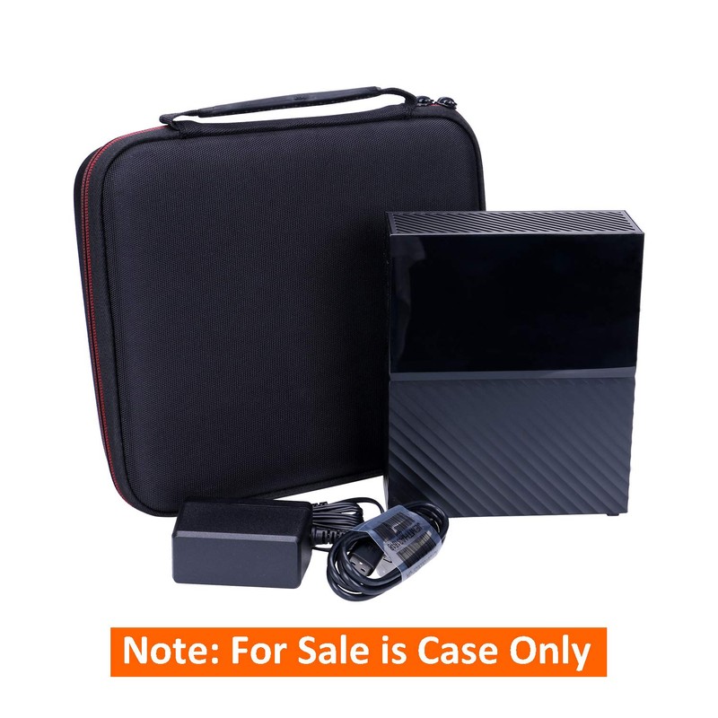 LTGEM EVA Hard Case for WD 3TB,4TB,6TB,8TB,10TB My Book Elements