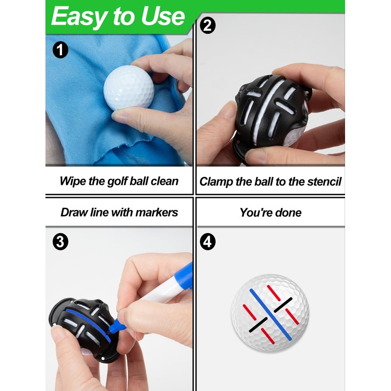 Golf Ball Line Marker Tool - Perfect Golf Ball Marking