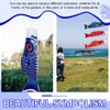 1 Pack Koi Fish Swing Windmill Design 3D Japanese Carp