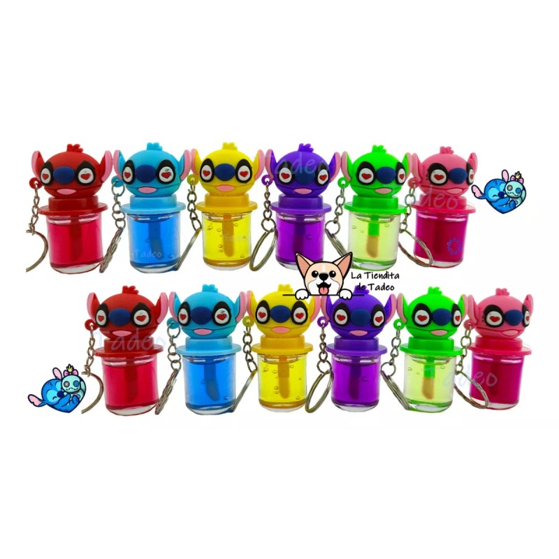 KT&C Lip Gloss Para Labios Kawaii Stitch 6 Piezas +