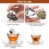 HENGBIRD Pack of 10 Tea Strainer Stainless Steel Heart Shaped