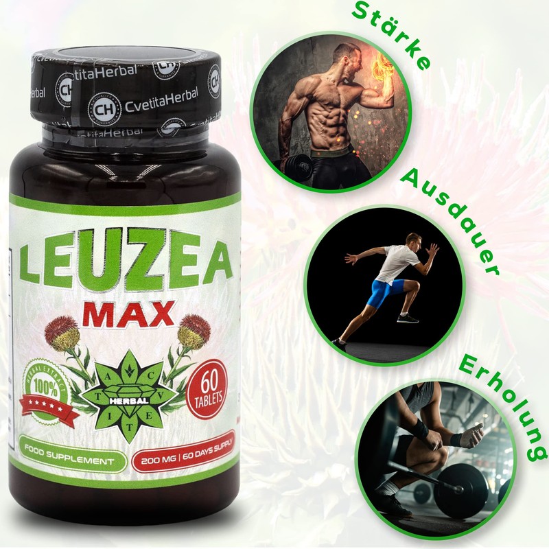 Leuzea Max Maral Root 60 Tablets x 200 mg Natural