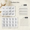 Alphabet Resin Molds Silicone with Hole - 27 Cavities Daisy