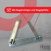 nippes Solingen Nail Clippers, with Practical Nail Catcher, Length 8