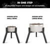 SHAINFUN Raised Dog Bowl Stand for Large Dogs 11" Height