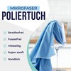 culiclean Microfibre Polishing Cloths for Glass Glasses High-Gloss Surfaces 70