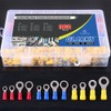 Glarks 360pcs 22-16/16-14/12-10 Gauge Mixed Quick Disconnect Electrical Insulated M4