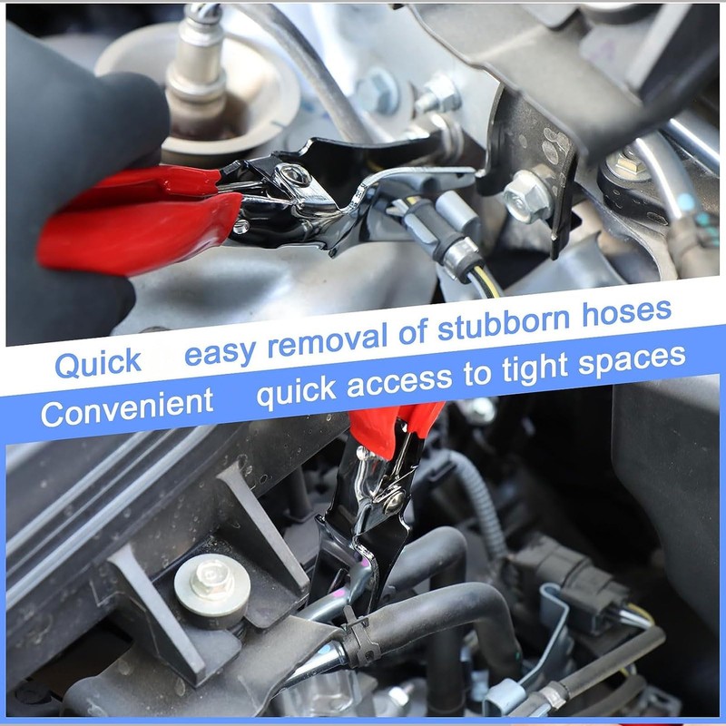 Universal Car Hose Remover Pliers, Rugged Fuel Pipe Separator for